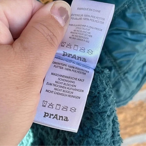 Prana deep teal jacket size medium - Picture 12 of 12